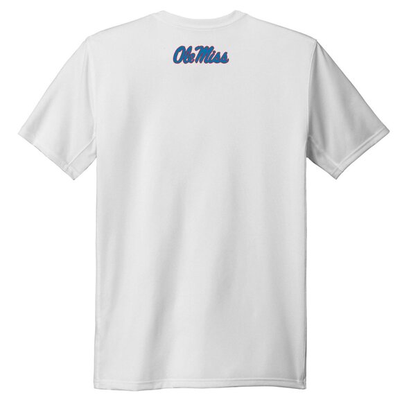 University of Mississippi Ole Miss Nike Team Legend Dri-Fit tee WHITE - Picture 2 of 4
